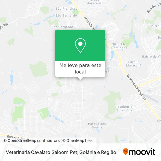 Veterinaria Cavalaro Saloom Pet mapa