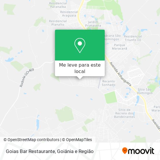 Goias Bar Restaurante mapa