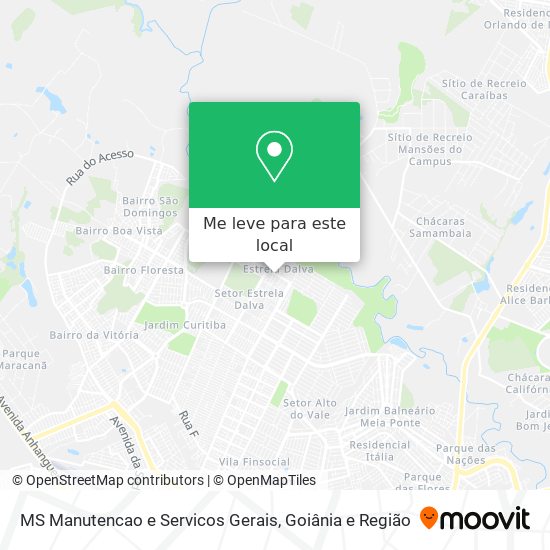 MS Manutencao e Servicos Gerais mapa