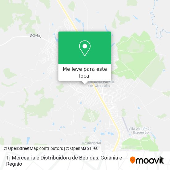 Tj Mercearia e Distribuidora de Bebidas mapa