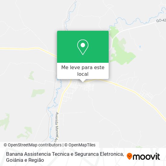 Banana Assistencia Tecnica e Seguranca Eletronica mapa