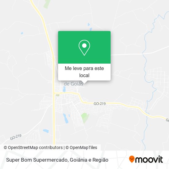 Super Bom Supermercado mapa