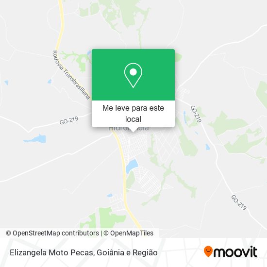 Elizangela Moto Pecas mapa