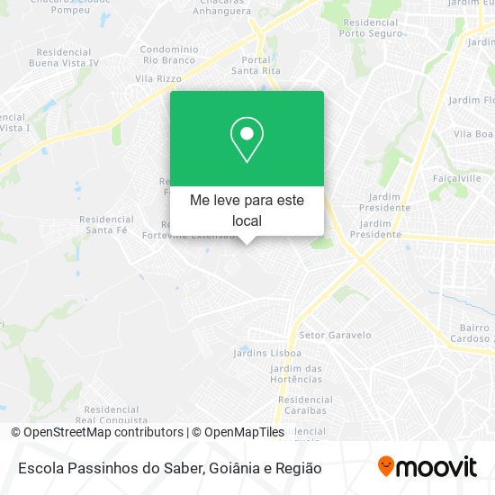 Escola Passinhos do Saber mapa