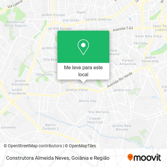 Construtora Almeida Neves mapa