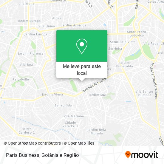 Paris Business mapa