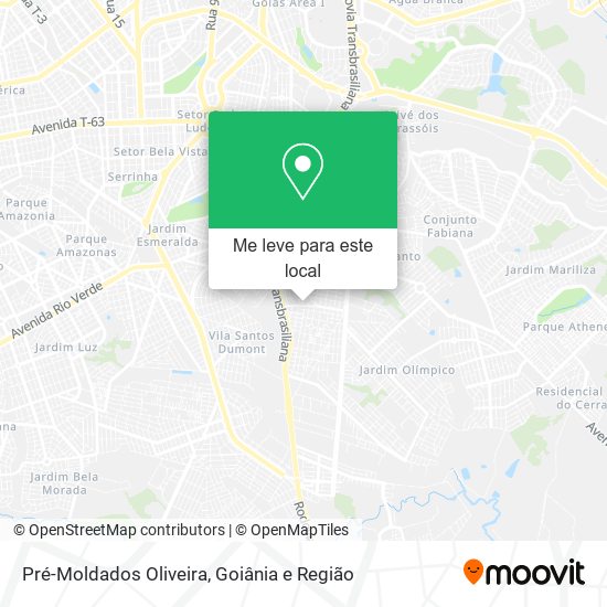 Pré-Moldados Oliveira mapa
