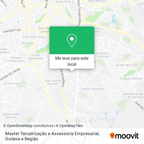 Master Terceirização e Assessoria Empresarial mapa