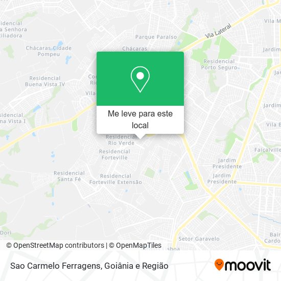 Sao Carmelo Ferragens mapa