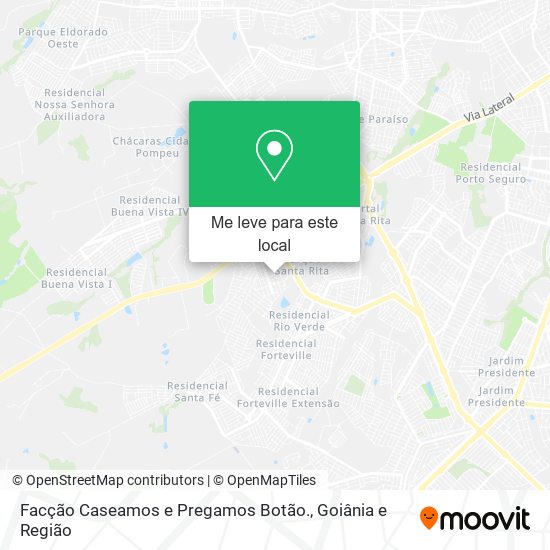 Facção Caseamos e Pregamos Botão. mapa