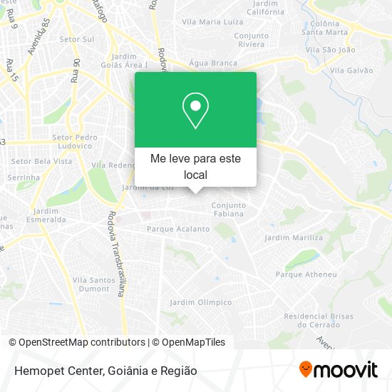 Hemopet Center mapa