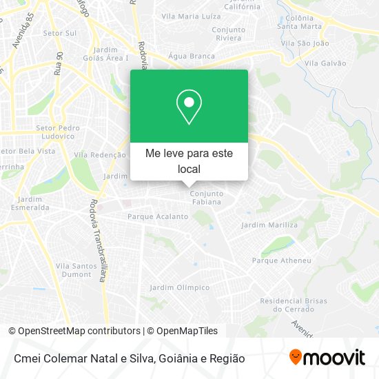 Cmei Colemar Natal e Silva mapa