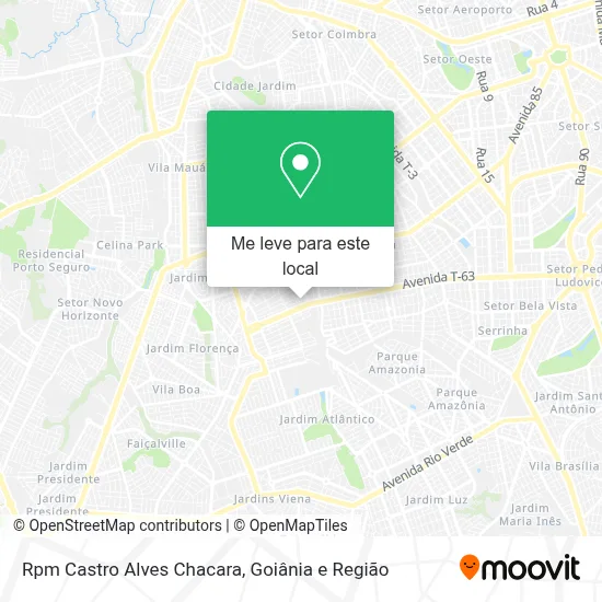 Rpm Castro Alves Chacara mapa