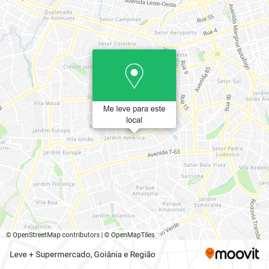 Leve + Supermercado mapa