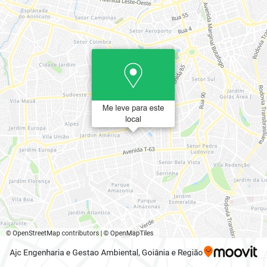 Ajc Engenharia e Gestao Ambiental mapa