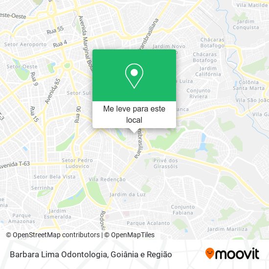 Barbara Lima Odontologia mapa