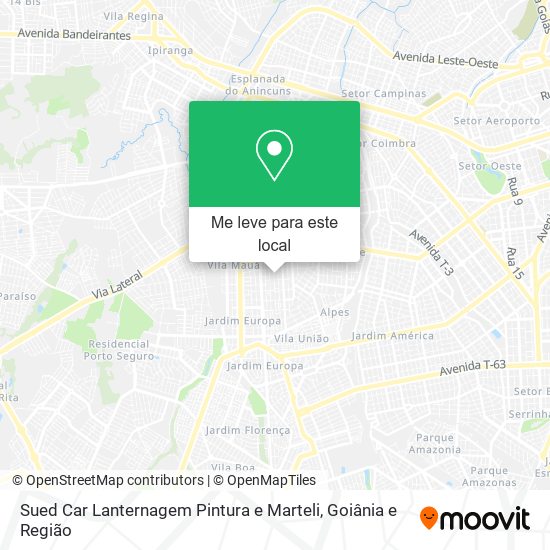 Sued Car Lanternagem Pintura e Marteli mapa