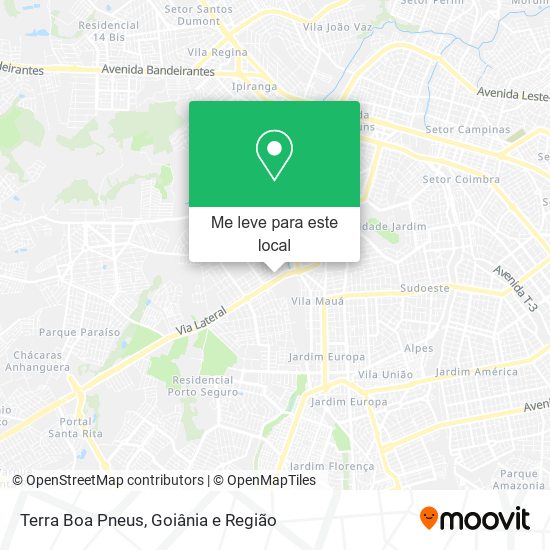 Terra Boa Pneus mapa
