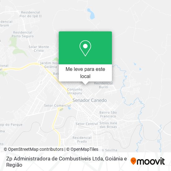 Zp Administradora de Combustiveis Ltda mapa