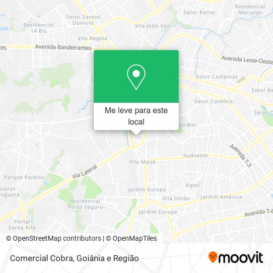 Comercial Cobra mapa