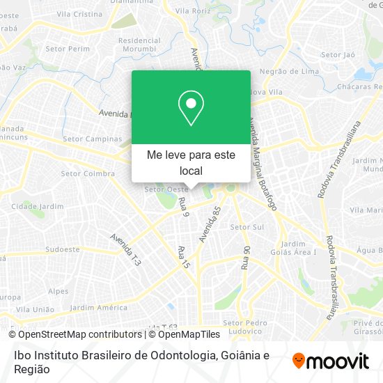 Ibo Instituto Brasileiro de Odontologia mapa
