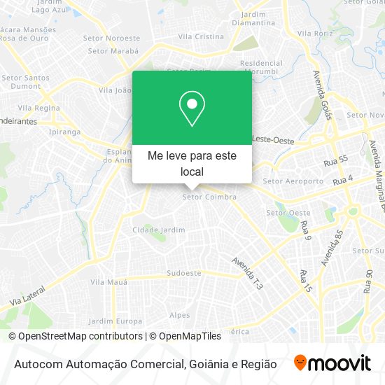 Autocom Automação Comercial mapa