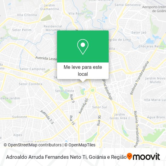 Adroaldo Arruda Fernandes Neto Ti mapa
