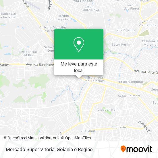 Mercado Super Vitoria mapa