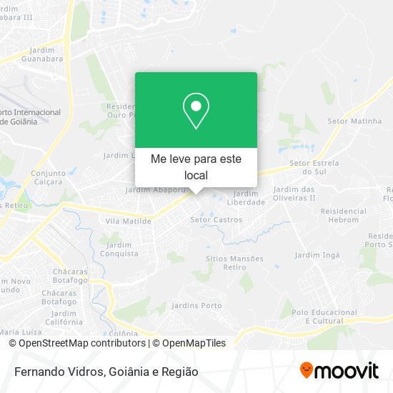 Fernando Vidros mapa
