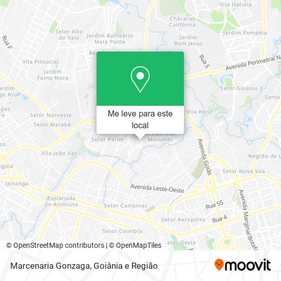 Marcenaria Gonzaga mapa