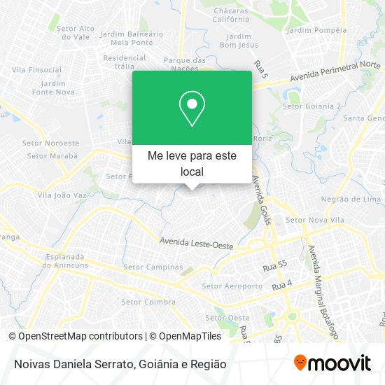 Noivas Daniela Serrato mapa