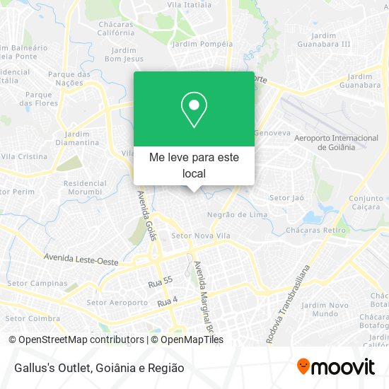 Gallus's Outlet mapa