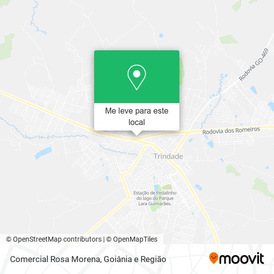 Comercial Rosa Morena mapa