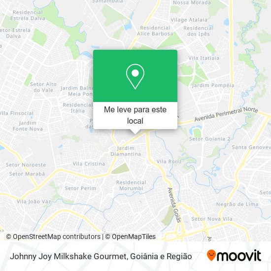 Johnny Joy Milkshake Gourmet mapa