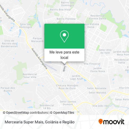 Mercearia Super Mais mapa