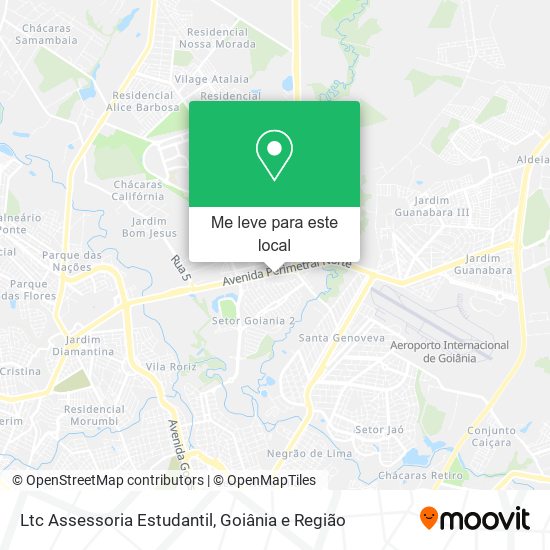 Ltc Assessoria Estudantil mapa