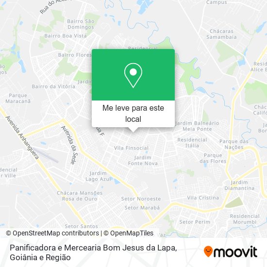 Panificadora e Mercearia Bom Jesus da Lapa mapa