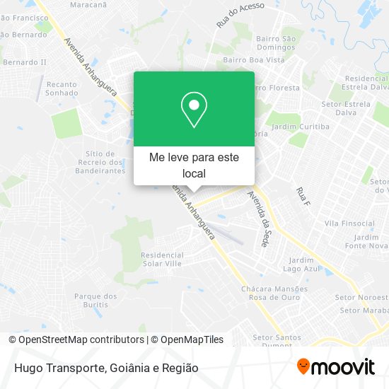 Hugo Transporte mapa