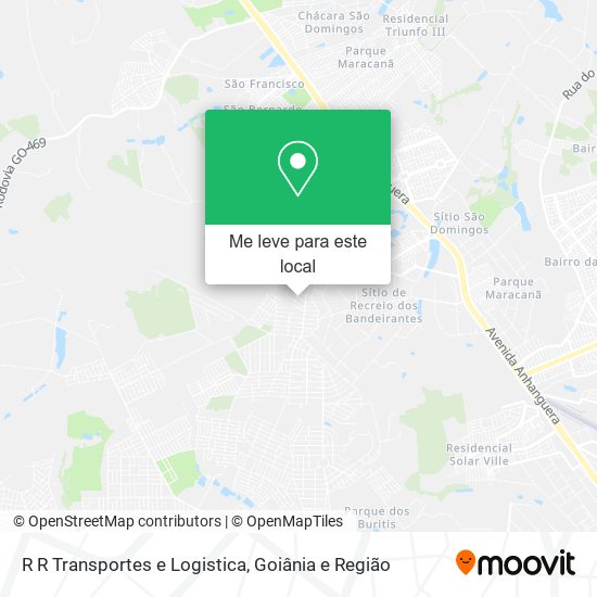 R R Transportes e Logistica mapa