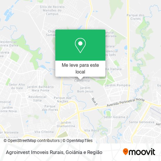 Agroinvest Imoveis Rurais mapa