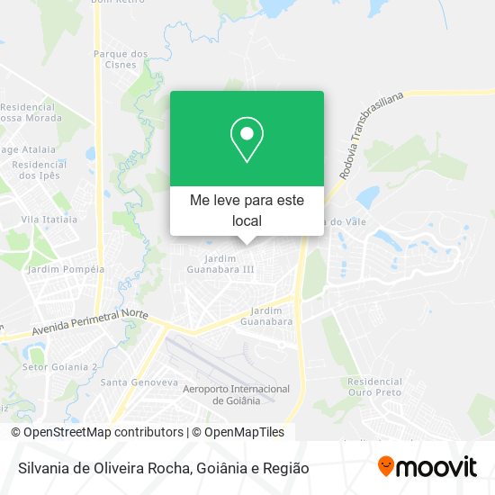 Silvania de Oliveira Rocha mapa