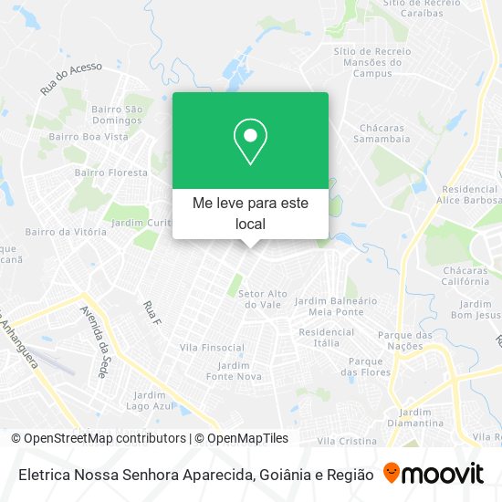 Eletrica Nossa Senhora Aparecida mapa