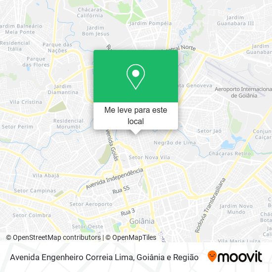 Avenida Engenheiro Correia Lima mapa