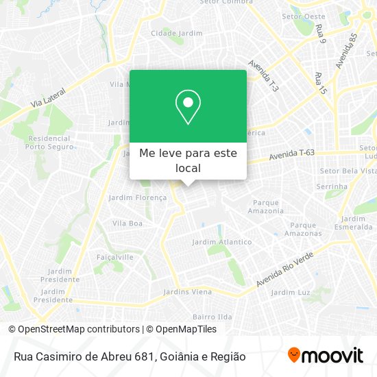 Rua Casimiro de Abreu 681 mapa