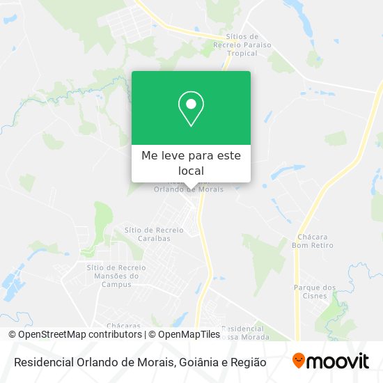 Residencial Orlando de Morais mapa