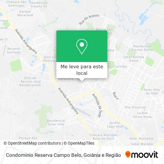 Condominio Reserva Campo Belo mapa
