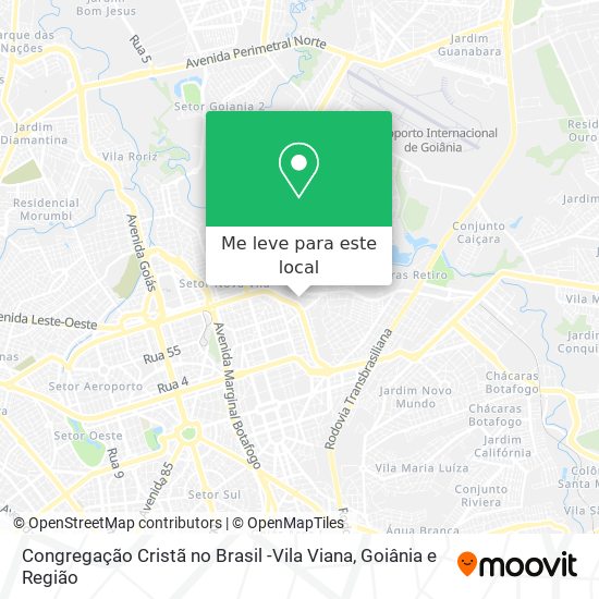 Congregação Cristã no Brasil -Vila Viana mapa