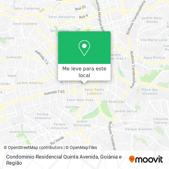 Condomínio Residencial Quinta Avenida mapa