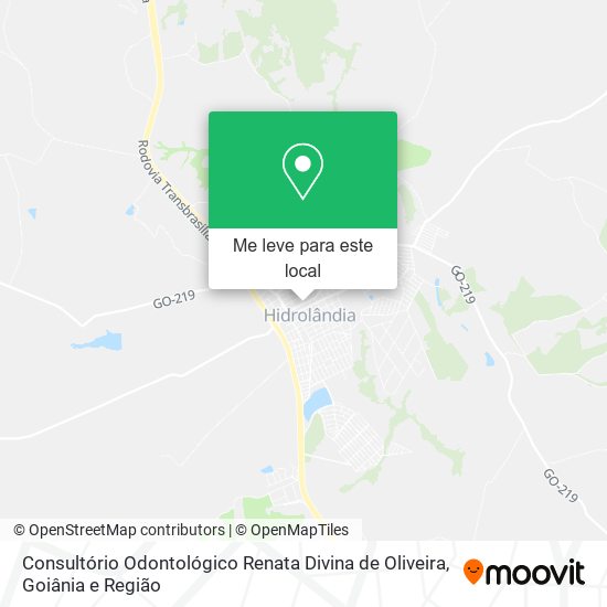 Consultório Odontológico Renata Divina de Oliveira mapa
