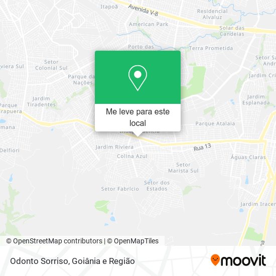 Odonto Sorriso mapa